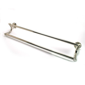 24 IN DOUBLE TOWEL BAR POLISHED NICKEL (BER-2222US14)