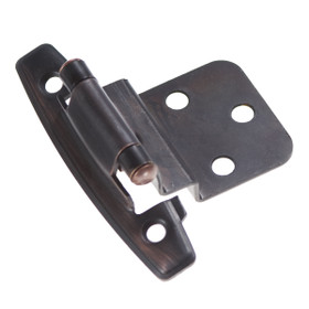 Vintage Bronze Surface Self-Closing 3/8 In. Offset Hinge (2-Pack) (BPP295-VB)