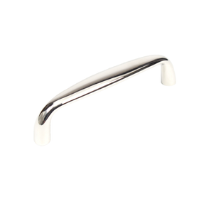 Premium Solid Brass 4" cc Pull in Polished Nickel (CENT13337-14)