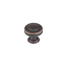 1-3/8" dia zinc die cast knob in Regent Bronze/Copper (CENT29407-RZC)