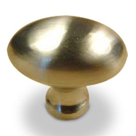 Elite - Premium Solid Brass, Knob 1" dia. Satin Nickel (CENT10302-15)