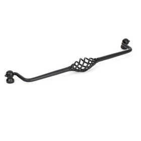 Orleans - Wrought Iron, 10" cc Bail Pull, Matte Black (CENT44039D-MB)