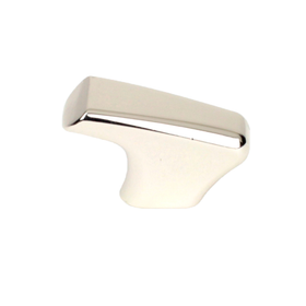 zinc J-Knob in Polished Nickel (CENT27909-14)