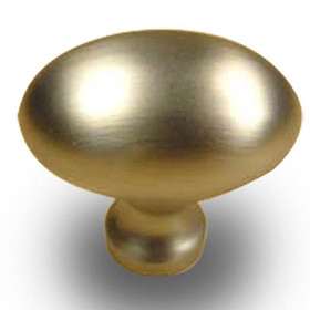 Plymouth - Premium Solid Brass, Knob, 1-3/8" dia. Dull Satin Nickel (CENT13117-DSN)