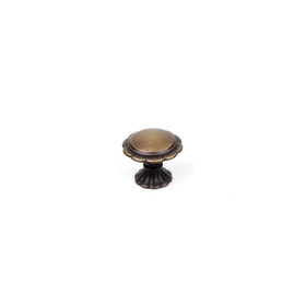 Fiori 38.4 mm zinc die cast knob in Imperial Bronze (CENT27807-IB)