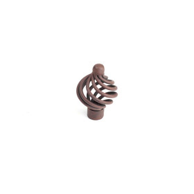 Orleans - Wrought Iron, 1-15/16" dia. Knob, Natural Rust (CENT42417-NR)