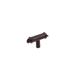 Serenity 38 mm X 31.7 mm zinc die cast T-knob in Oil Rubbed Bronze (CENT27819-OB)