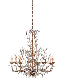 Crystal Bud Chandelier, Large (CRY-9884)