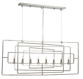 Metro Rectangular Chandelier (CRY-9836)