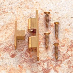 Raw Solid Brass Tension Catch(JVJ06401)