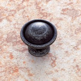 Iron Finish 1 1/4" Ridged Knob(JVJ69722)