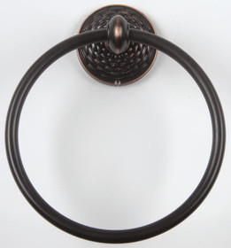 Mandalay Venetian Bronze 6.75 In Towel Ring