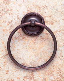 Old World Bronze Finish Towel Ring, Concealed Screw(JVJ24706)