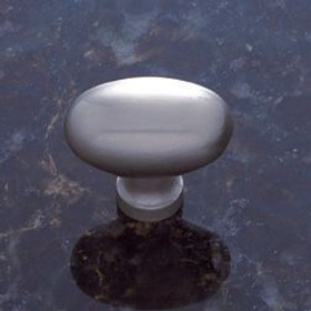 Satin Nickel Finish Large Football Knob(JVJ35346)