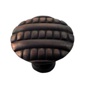 Oil Rubbed Bronze Ribbed Knob (MNG14713)