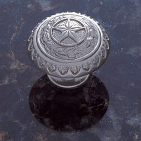 Satin Nickel Finish 1 3/8" Texas Star Knob(JVJ41546)