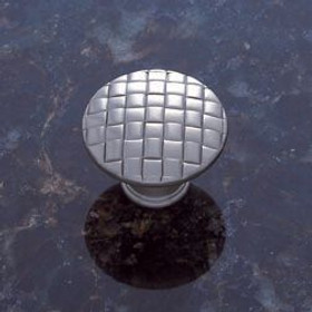 Satin Nickel 1 3/16" Basket Weave Knob(JVJ69346)