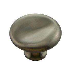 Satin Antique Nickel Thumbprint Knob (MNG16421)