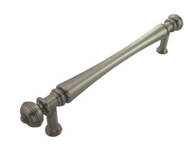 Satin Antique Nickel Oversize Finial Pull (MNG20721)