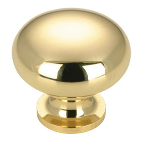 KNOB BRASS 1 1/4"(8/32)BRASS (RLU-3923130)