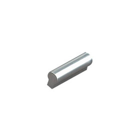 192mm CTC Aluminium Center Pinched Rectangular Pull - Aluminum (46072019210)