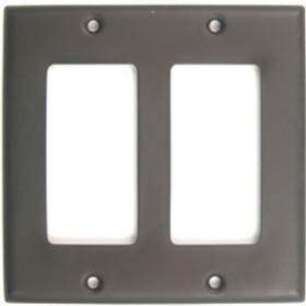 Oil Rubbed Bronze Double Rocker Switchplate (RWR-787ORB)