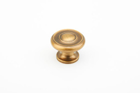 1-1/2" Antique Brass Knob(SCH704-AB)