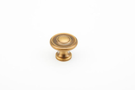 1-1/4" Antique Brass Knob(SCH703-AB)