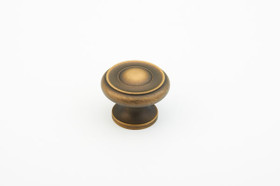 1-1/4" Antique Light Brass Knob(SCH703-ALB)