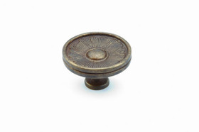 Knob, Highlighted Bronze, 1 3/8" dia (SCH-972-HLB)