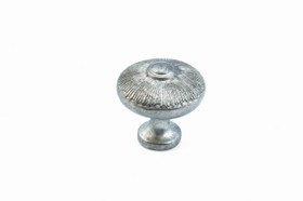 Knob, Silver Antique, 1 1/2" dia (SCH-974-SA)