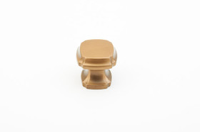 Empire Design 1 3/8" Square Knob, Brushed Bronze(SCH882-BBZ)