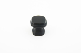 Empire Design 1 3/8" Square Knob, Matte Black(SCH882-MB)