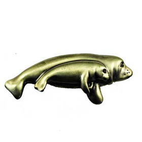 Manatee Pull - Antique Brass (SIE-681555)