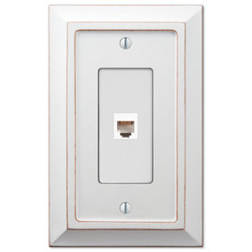 SAVANNAH DSTD WHITE WOOD 1PH WPLT (TAC-4040PHDW)