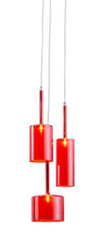 Ceiling Lamps - San Ceiling Lamp in Red (50138)