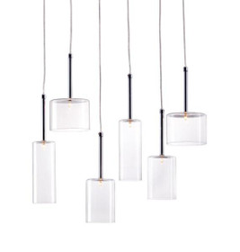 Ceiling Lamps - Ecru Ceiling Lamp in Clear (50140)