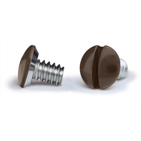 BROWN 1/4 INCH WPLT SCREWS 10PK (TAC-PSSB)