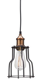 Ceiling Lamps - Idaho Ceiling Lamp in Black & Copper (98255)
