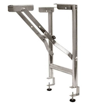 Clamp-on Folding Shelf Supports