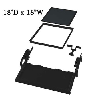 Downview Flat Panel Display Kit - 18"D x 18"W Viewport