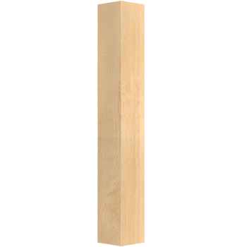 29" x 5" Square Wood Post Leg