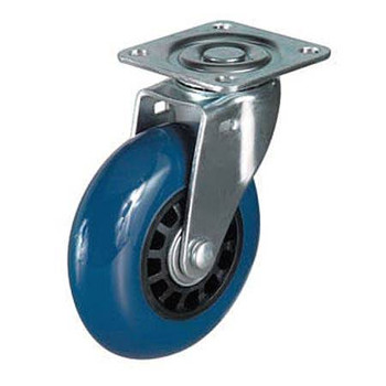 Swiveling Caster with Plate Mount