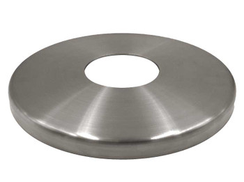 Stainless steel cover plate for 3" diameter table bases,  3 inch dia table legs