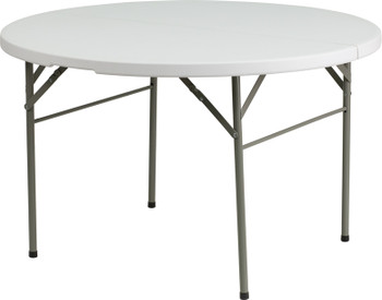 Round Bi-Fold Plastic Folding Table