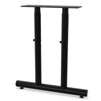 Adjustable Height Dual Column T-Shaped Base