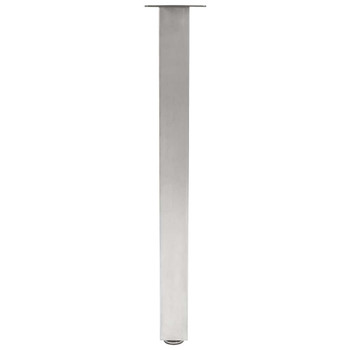 2 inch stainless square leg with mounting plate