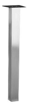 3" Square Stainless Steel Table Leg - 40-3/4" Tall SND