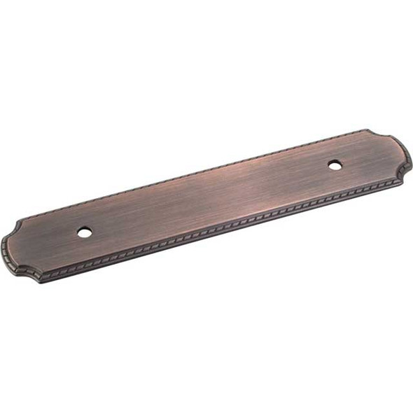 96mm CTC Handle Rope Backplate - Dark Brushed Antique Copper