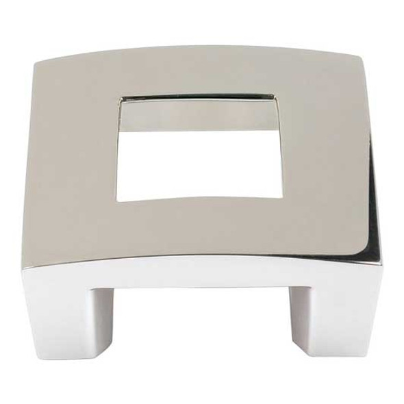 1-1/4" CTC Centinel Square Pull - Polished Nickel